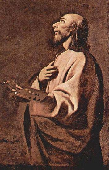 Francisco de Zurbaran Probable self portrait of Francisco Zurbaran as Saint Luke,